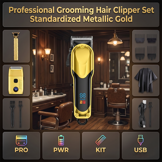 🎉 2026 Sale — Over 33,000 Sold! ✂️ Professional Men's Electric Hair Clipper Set – Titanium Blades ⚡