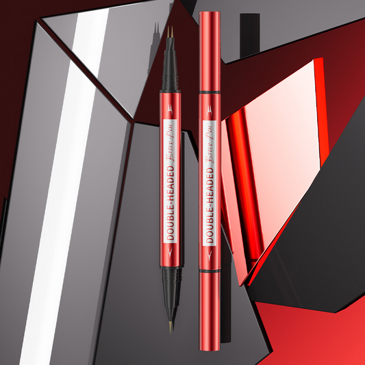 Dual-Ended Waterproof Eyebrow Pen & Eyeliner