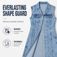 🎉50% OFF! 🧥Women Sleeveless High Slit Denim Vest Dress – Patchwork Longline Jean Waistcoat ✨