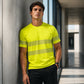Men's High Visibility Reflective Safety Work Top