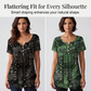 Women's Casual V-Neck Top