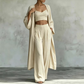 Women's Loose 3-Piece Cardigan Pants Set
