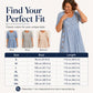 Women's Casual Striped Relaxed Fit Dress