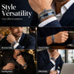 Men's Stainless Steel Crown Bracelet 3-Piece Set