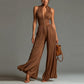 Flowing Pleated Jumpsuit