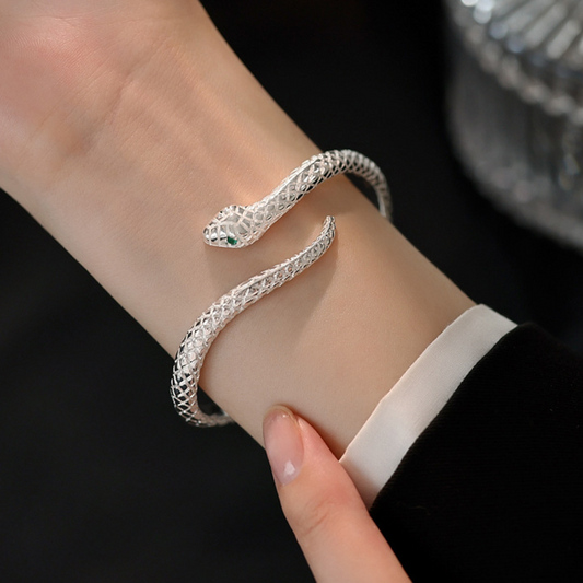 Vintage Snake Bangle Bracelet