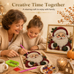 🦌Favorite for DIY lovers!💎Christmas Pearl & Rhinestone Painting Kit