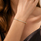 ✨Retro Rhinestone Gold-Tone Cuff Bangle