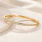 ✨Retro Rhinestone Gold-Tone Cuff Bangle