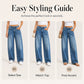 💟New Arrival👖Women's Casual Wide Leg Jeans