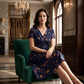 💎 Exclusive Deal 🛍️Women's V-Neck Floral Print Dress with Twist Waist