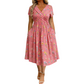 💎 Exclusive Deal 🛍️Women's V-Neck Floral Print Dress with Twist Waist