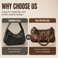 🐆Retro Leopard Print Shoulder Bag for Women 🤎Vintage Style Ladies Crossbody Handbag