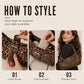 🐆Retro Leopard Print Shoulder Bag for Women 🤎Vintage Style Ladies Crossbody Handbag