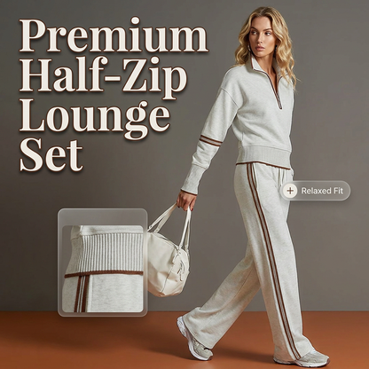 Women's Half-Zip Tracksuit Set