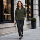 Women's Quarter Zip Pullover Sweater