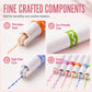 6PCS Curve Highlighter Pen Set with Pattern Roller Tips