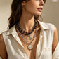 Retro Multi-Layer Beaded Necklace