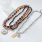 Retro Multi-Layer Beaded Necklace
