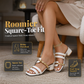 👡Square-Toe Chunky Heel Sandals