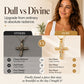 💫Women's Sparkling Twisted Knot Cross Pendant Necklace