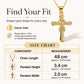 💫Women's Sparkling Twisted Knot Cross Pendant Necklace