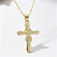 💫Women's Sparkling Twisted Knot Cross Pendant Necklace