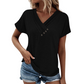 Women's Casual V-Neck Short Sleeve T-Shirt