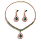 Zircon Jewelry Set Necklace & Drop Earrings for Women
