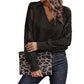 Women's Elegant V-Neck Knit Sweater