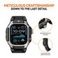 Rugged Protective Case with Strap for 49mm Smartwatch