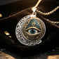 ⏳50% OFF! 👁️Vintage All Seeing Eye Pendant Zinc Alloy Necklace ✨