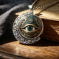 ⏳50% OFF! 👁️Vintage All Seeing Eye Pendant Zinc Alloy Necklace ✨