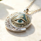 ⏳50% OFF! 👁️Vintage All Seeing Eye Pendant Zinc Alloy Necklace ✨