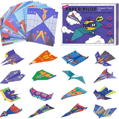 📢📢Buy 2 Get 1 Free⏰Creative DIY Paper Airplane Set For Kids