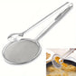 2-in-1 Stainless Steel Food Tongs & Oil Strainer