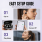 Open-Ear Wireless Clip-On Earbuds