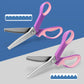 ✂️ 2026 Sale — Over 23,100 Sold! 🧵 Multipurpose Pinking Shears Serrated Scissors – Zigzag Fabric Cutting, Ergonomic Handle & Rust-Resistant Steel ⚡