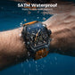 Men's Dual Display Sports Watch with Luminous Dial