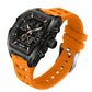 Men's Dual Display Sports Watch with Luminous Dial
