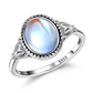 💕Buy 1 Get 1 Free✨Vintage Oval Temperature Color Changing Mood Ring with Heart Accents