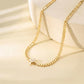 Elegant Stainless Steel Flower Pendant Jewelry