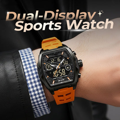 ⏳50% OFF! ⏰Men's Dual Display Sports Watch with Luminous Dial