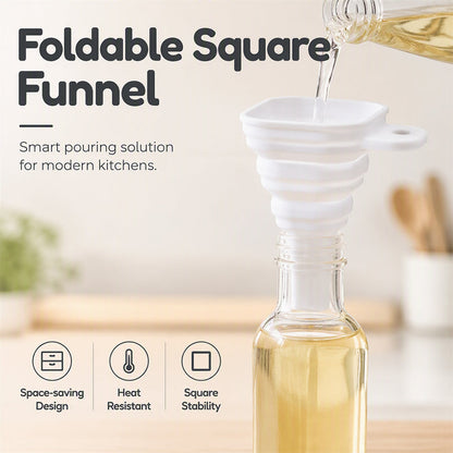 Foldable Silicone Collapsible Wide Mouth Funnel