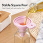 Foldable Silicone Collapsible Wide Mouth Funnel