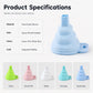 Foldable Silicone Collapsible Wide Mouth Funnel