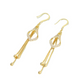 Elegant Geometric Tassel Hook Earrings