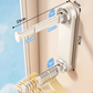 🏆Flash Sale⚡50K+ SOLD! Almost Gone-💥Foldable Telescopic Suction-Cup Hanger Rack