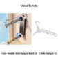 🏆Flash Sale⚡50K+ SOLD! Almost Gone-💥Foldable Telescopic Suction-Cup Hanger Rack