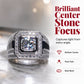 ✨Buy 1 Get 1 Free✨Elegant Sparkly Square Halo Ring